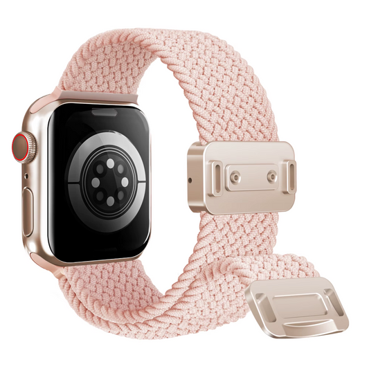 Apple Watch Armband – Weiches Nylon – Hellrosa