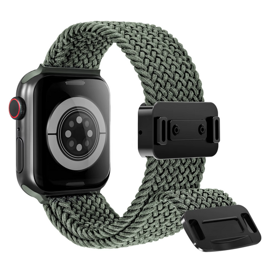 Apple Watch Armband – Weiches Nylon – Olive